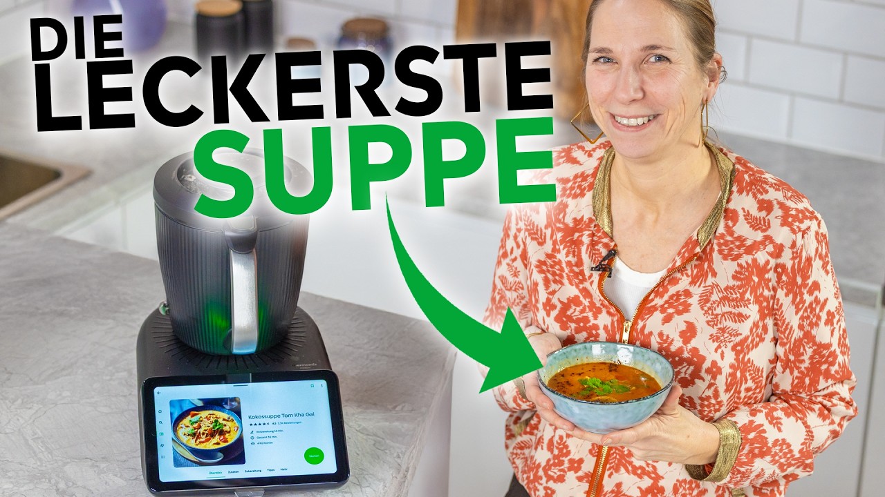 Scharf aromatische Tom Kha Gai Kokossuppe aus Thailand | Thermomix® Kochrezept