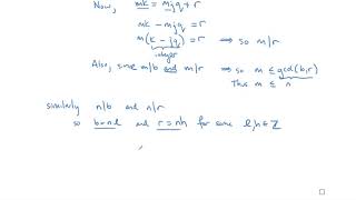 MTH 281 - Lecture 21 - The Greatest Common Divisor