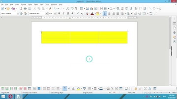 DekoTV  - How to split and merge cells in LibreOffice