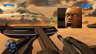 Star Wars Battlefront Classic (2004) - Blasting Jedi and Sith Out of Platform