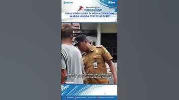 Viral Video Lurah di Medan Didorong Warga Hingga Tercebur Parit saat Bongkar Polisi Tidur Liar