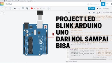 Project Arduino membuat lampu led berkedip