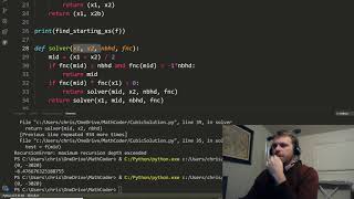Solving a Cubic Root in Python