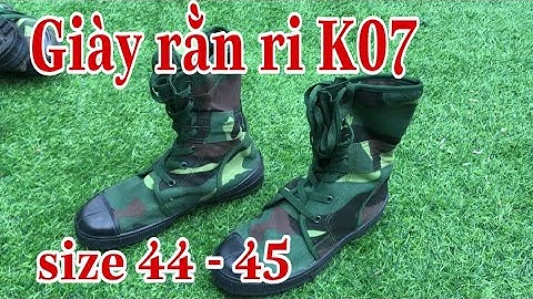 Siêu phẩm giày vải rằn ri cao cổ K07 size 44 - 45 có hàng ạ.