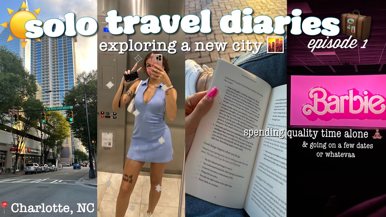 Solo Travel Diaries 01: exploring a new city alone (kinda) + dating in Charlotte, NC 🤍 | Alyssa H.