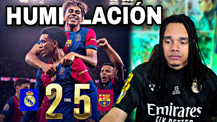 REACCION MADRIDISTA al REAL MADRID vs BARCELONA (2-5) VERGUENZA
