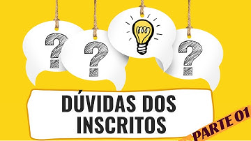 Resposta  a Duvidas Inscritos - (Excel com cara de Menus de Sistema)