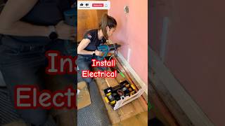 Install Electrical🪛 #electrical #electricalindia #electronic #electrician #workers