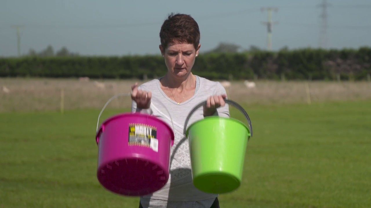 Bucket Squats & Bicep Curls-5 minute - YouTube