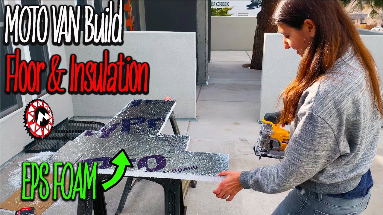 Van Build - Installing Subfloor and PolyPro Floor Insulation - YouTube
