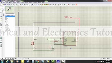 ADC0804 interfacing with 8052 proteus circuit setup