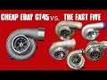 LOW $ LS TURBO TEST-CHEAP EBAY GT45 VS THE FAST FIVE