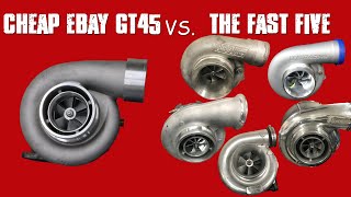 LOW $ LS TURBO TEST-CHEAP EBAY GT45 VS THE FAST FIVE