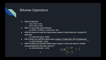 Bit String Flicking - Pt. 1 Basics (ACSL Topic)