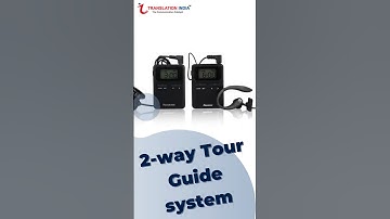 2-WAY TOUR GUIDE SYSTEM | RENT OR PURCHASE | Translation India #short #tourguide