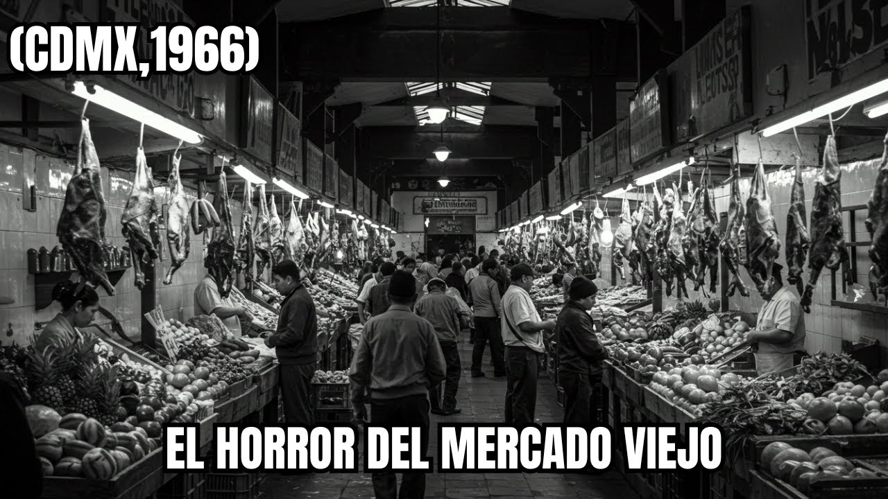 (CDMX,1966) El Horror del Mercado Viejo: Los comerciantes que vendían carne humana en sus mercancías