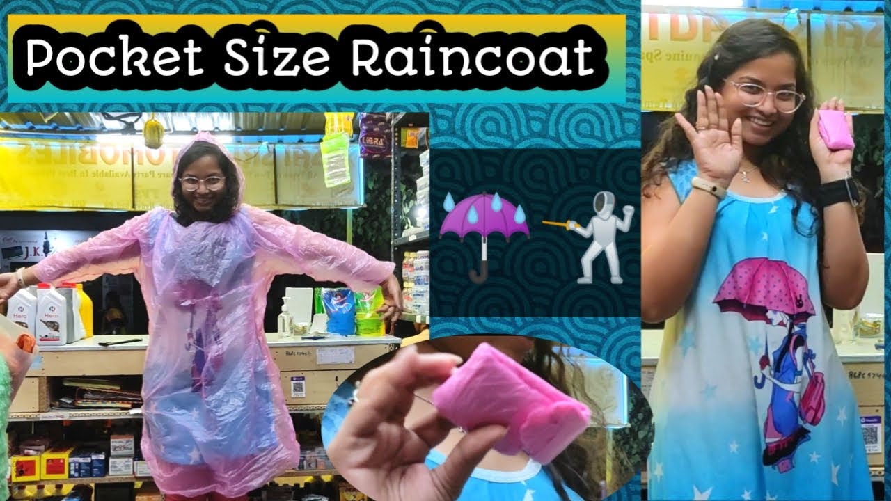 Foldable Pocket Size Raincoat - Pocket Coat | Seniority