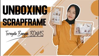 Scrapframe A5 Kayu Kado Pernikahan Tema Guru