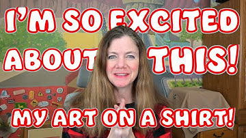 My Artwork on a Shirt Using a High-Quality Very Special Printer!