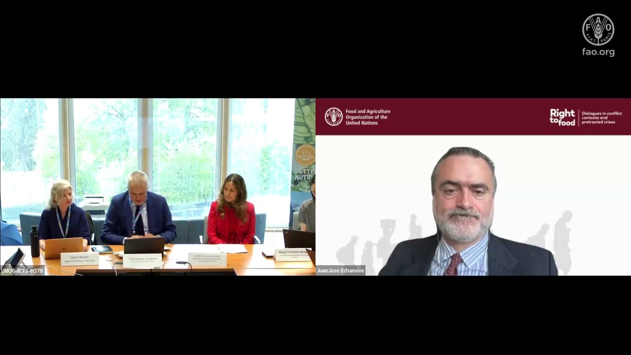 FAO in Geneva Right to Food Dialogue: The Human Right to Adequate Food