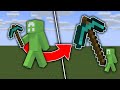 Minecraft Manhunt, But There Are Giant Tools...