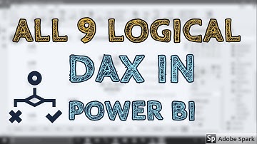 Logical DAX (9 DAX) Functions In Power BI - TAIK18 (6-13) Power BI