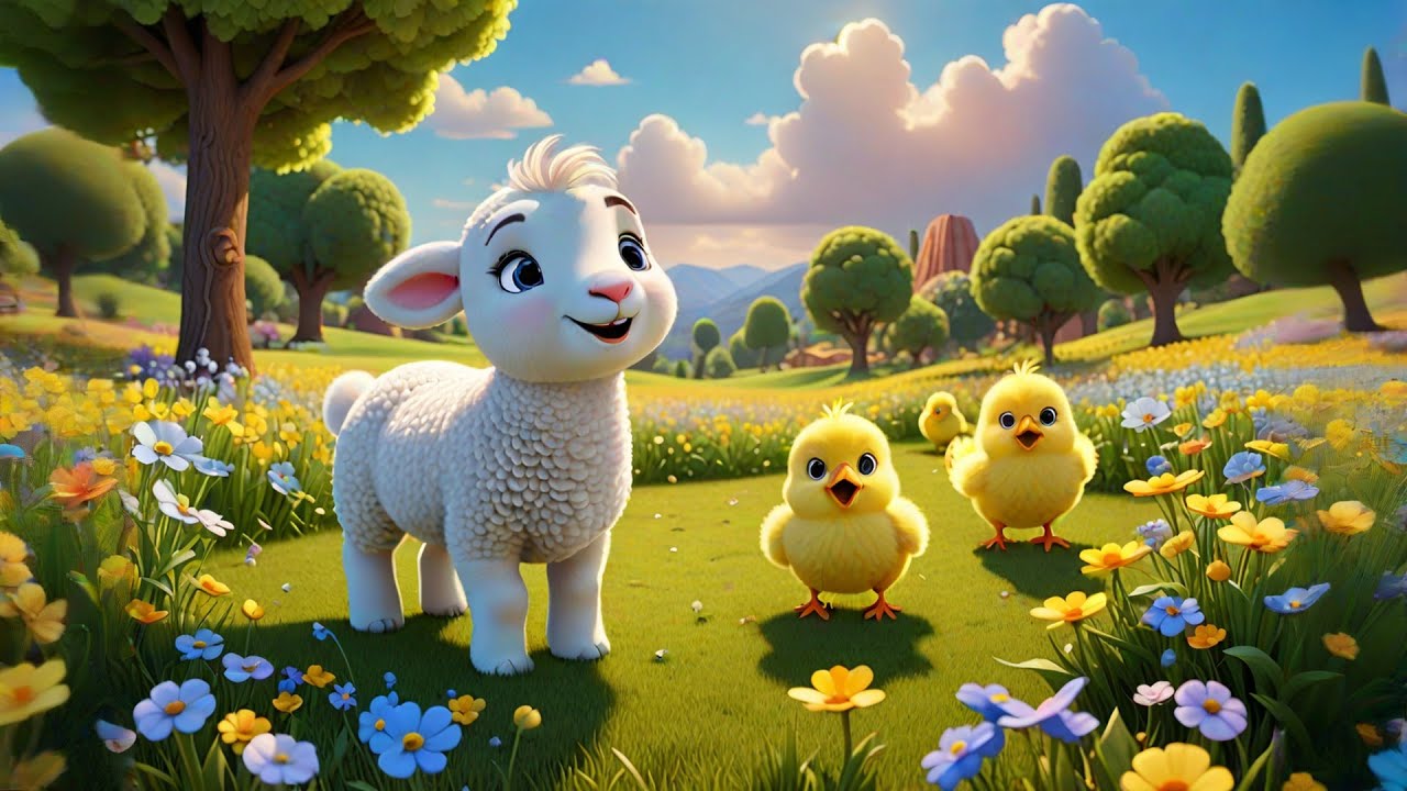 The Happy Lala Lamb | Soft Wool Song for Little Ones | Gentle Nursery Rhyme