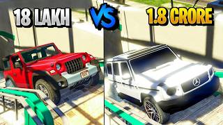 Mercedes G-Wagon vs Mahindra Thar 2022 | Extreme Stair Climbing Challenge | Gta 5 Indian Cars