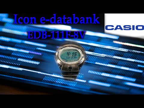 Casio Databank EDB-111F Dual Layer Quartz Pre-Smartwatch