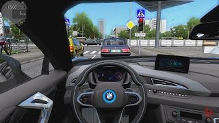 City Car Driving - BMW i8 screenshot 4