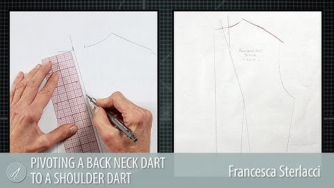 Pivot Back Shoulder Dart to Back Neckline