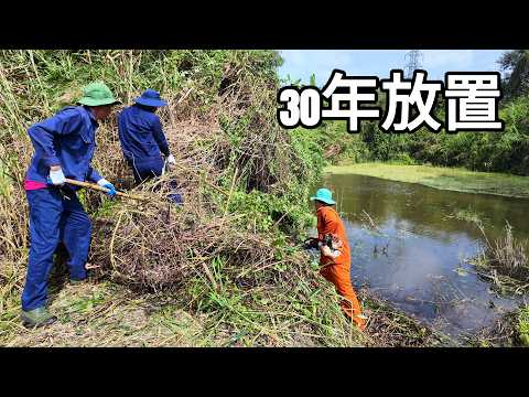 30年間放置された池が蘇る｜5日間の再生記録