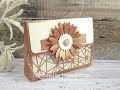 Evening Bag Style Gift Box - Using Bright Rosa Dies