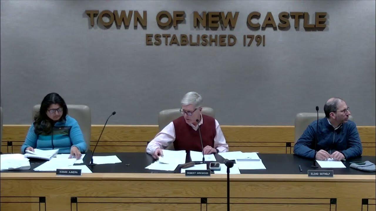 Town of New Castle Planning Board Meeting 1/2/24 YouTube