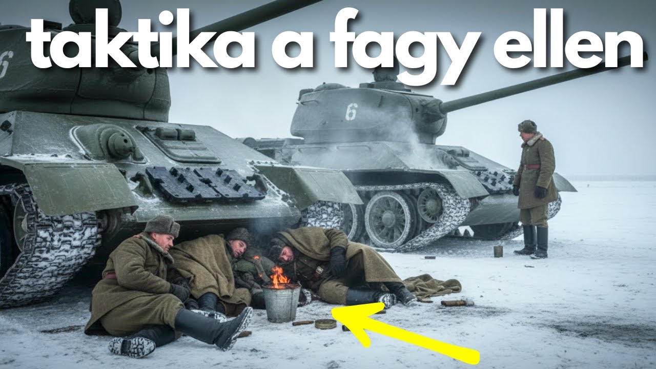 Járó motorok mellett aludtak: A szovjet harckocsizók brutális taktikája a fagy ellen