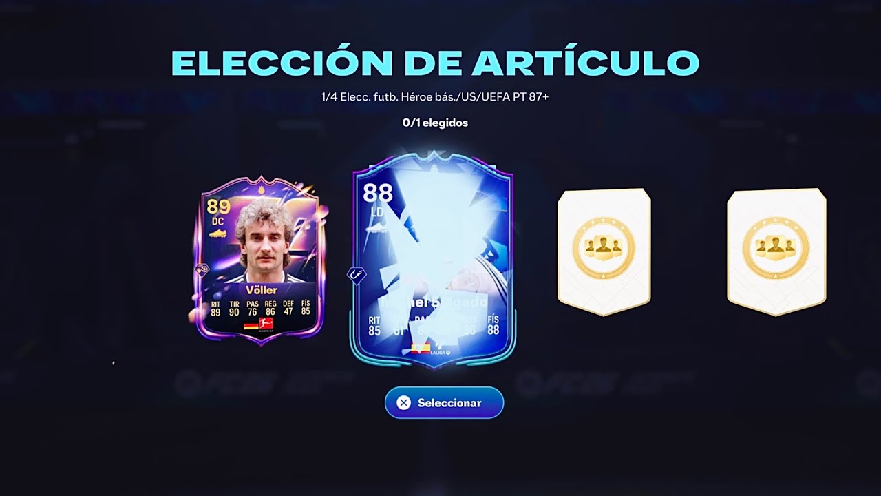 1/4 ELECCIÓN HÉROE BÁSICO/ULTIMATE SCREAM/UEFA PRIMETIME 87+ | EA FC 26 ULTIMATE TEAM