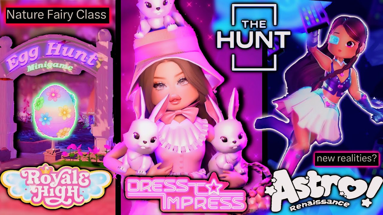 BIG UPDATE FOR ROYALE HIGH, DRESS TO IMPRESS & ASTRO RENAISSANCE COMING!  ROBLOX The Hunt 