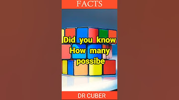 Possible combinations on Rubik