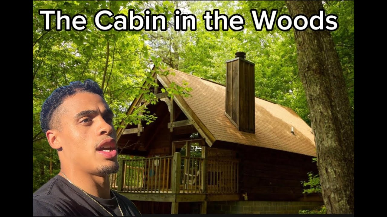 Off Grid Cabin In The Woods 24hrs..... - YouTube