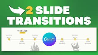 How to Create 2 Amazing Slide Transitions in Canva | Canva Presentation Tutorial  | Part 1