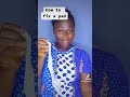 How to wear a pad #menstruation #menstrualhygiene #pad #youtubereels