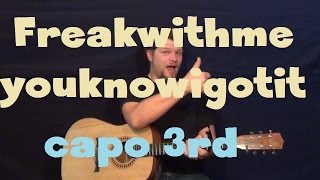 Fckwithmeyouknowigotit Jay Z Easy Guitar Lesson Capo 3rd Fret How to Play