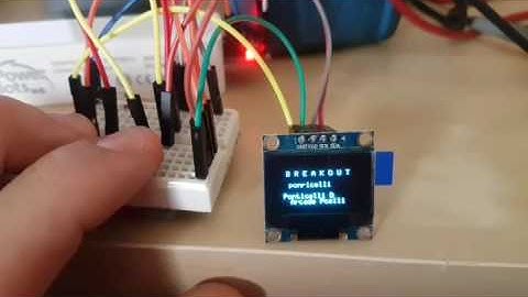 breakout game on digispark attiny85 arduino game