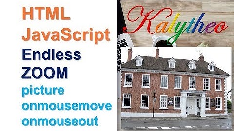 HTML +JavaScript - Endless ZOOM