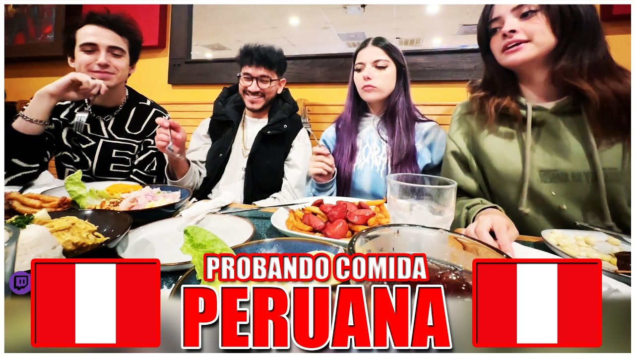 VickyPalami, Tocata y Julieta PROBANDO COMIDA PERUANA por PRIMERA VEZ