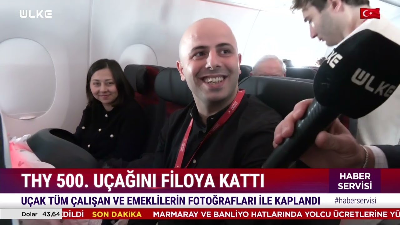 Türk Hava Yolları’nın 500. Uçağı TK Aile ile göklerde rotayı 500 çizdik..🙏🏼🇹🇷