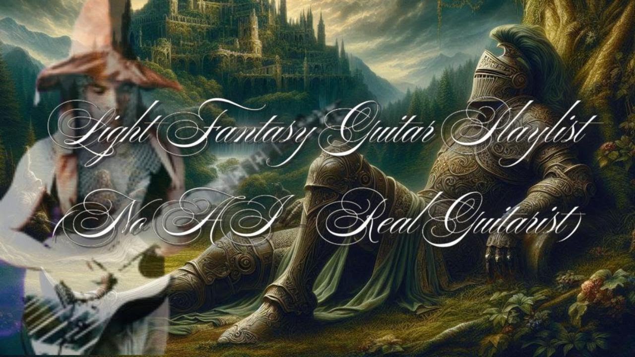 (REAL GUITAR NO AI) Light Fantasy | Instrumental Neoclassical Metal Playlist for Epic Dreaming