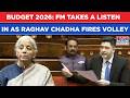 Watch FM Sitharaman Give Stern Stare As AAP's Raghav Chadha Fires Budget Volley| Sansad Drama On Cam