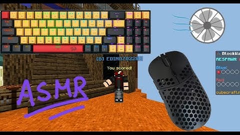 CubeCraft Bridges Duels ✨ASMR✨ Mouse & Keyboard sounds