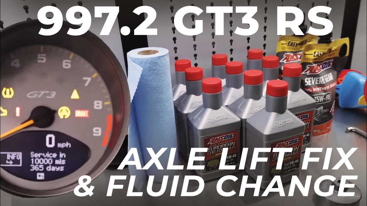 2011 997 2 GT3 RS Axle Lift Fix Oil, Transmission, & Differential Fluid